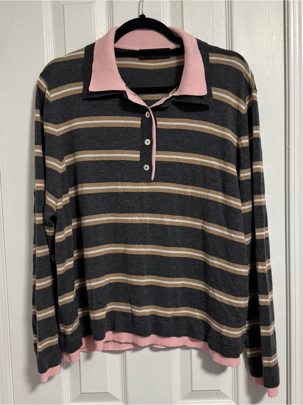 Zara Striped Polo Shirt